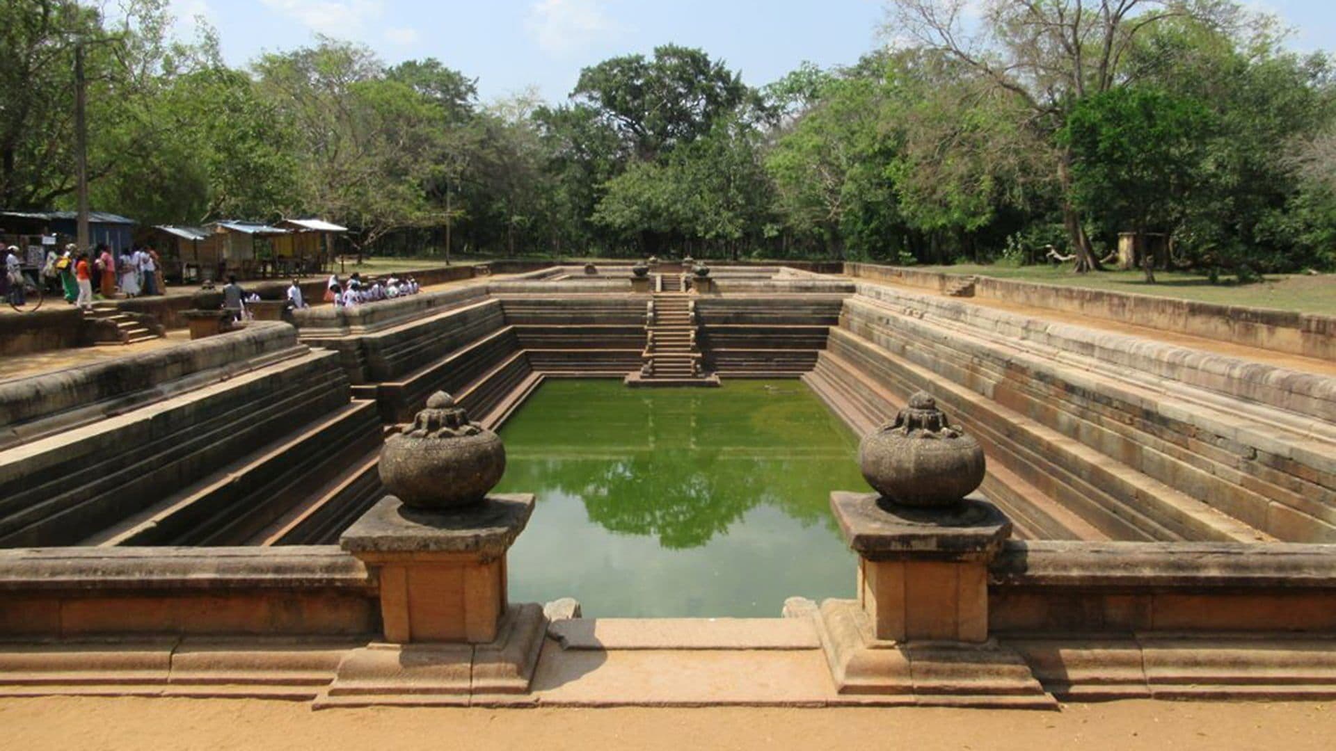 Anuradhapura’s Architectural Marvel: The Symmetrical Twin Ponds