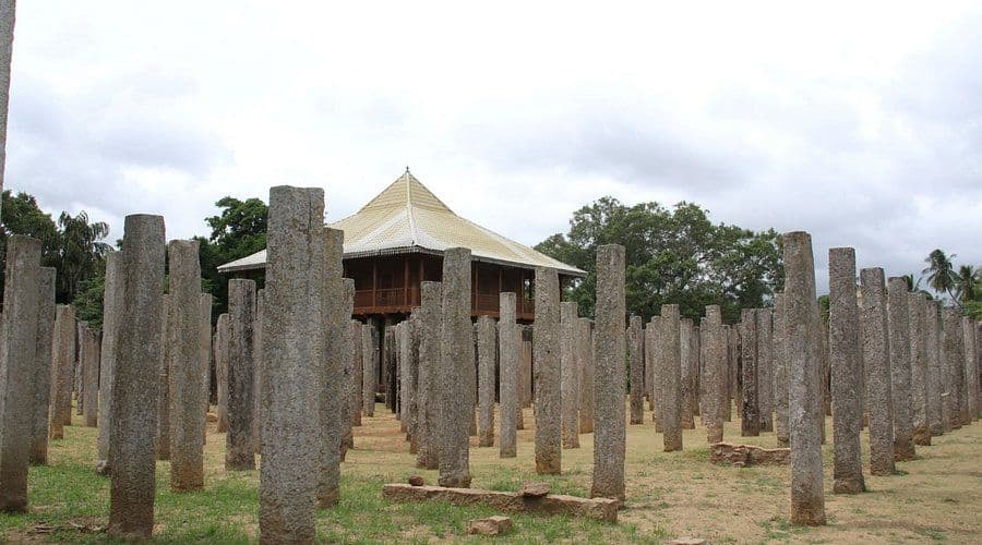 Anuradhapura Heritage: The Stone Pillars of Lovamahapaya
